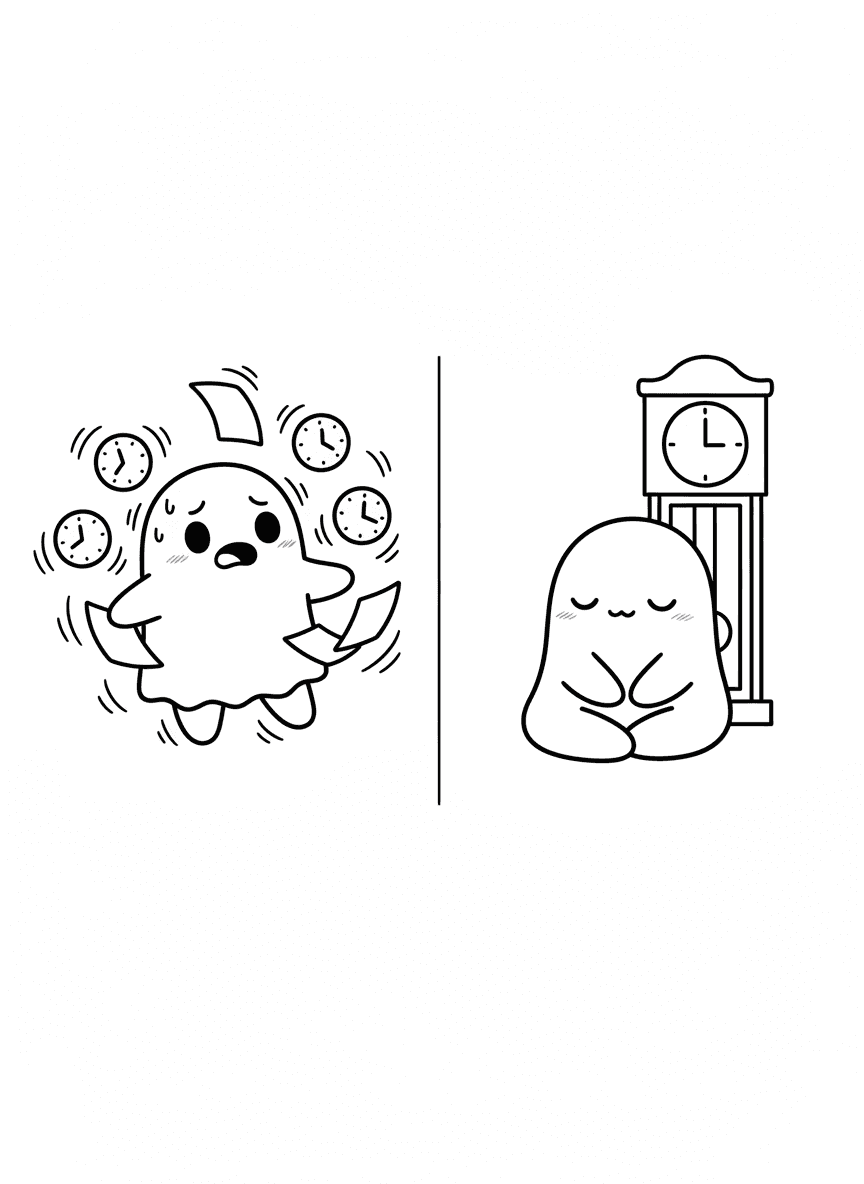 The slow morning