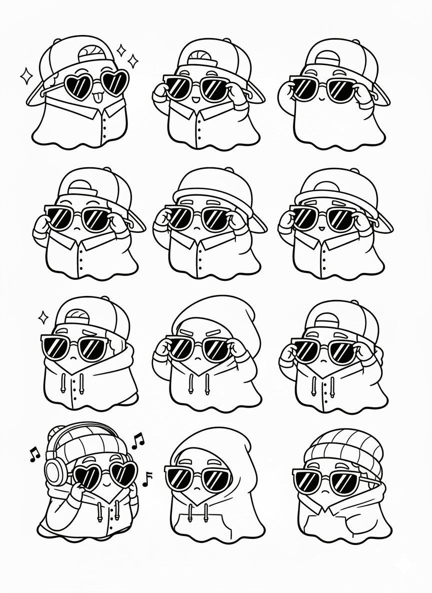 Sticker sheet — effortlessly cool